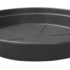 Soucoupe ronde en plastique recyclé gris ardoise Cocoripot - Ø 20 cm