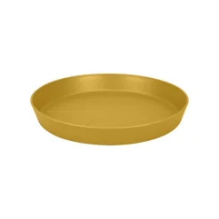 Soucoupe ronde en plastique recyclable jaune miel Elho Loft Urban - Ø 17,3 cm