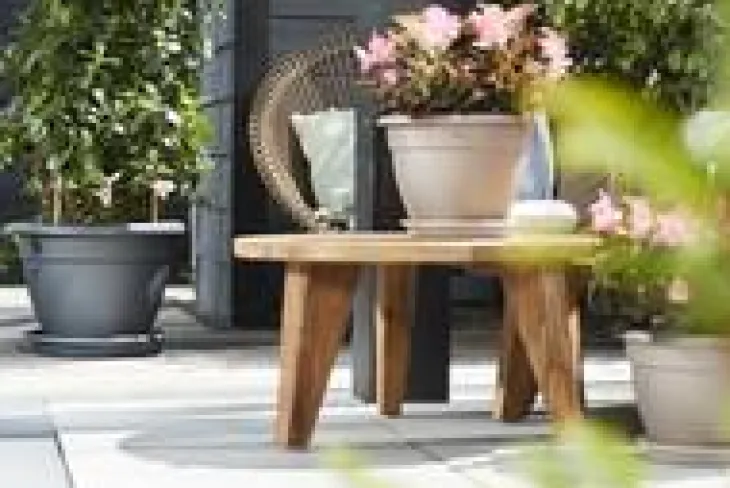 Soucoupe ronde en plastique recyclé anthracite Elho - Ø 35 cm