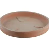 Soucoupe ronde en terre cuite Anticomestiere - Ø 27 cm