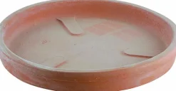 Soucoupe ronde en terre cuite Anticomestiere - Ø 17 cm