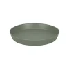 Soucoupe ronde vert pistache en polypropylène recyclé Elho Loft Urban – Ø 21 cm