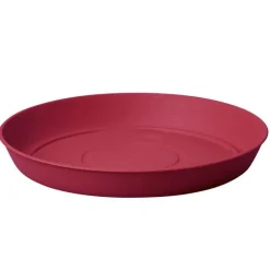 Soucoupe rouge cerise pour pot Poetic Joy 25 - Ø 18,7 cm