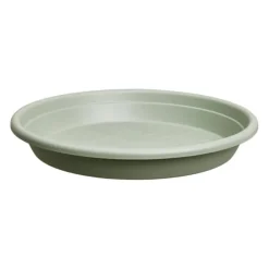 Soucoupe universelle ronde en plastique vert thym Elho - Ø 40 cm