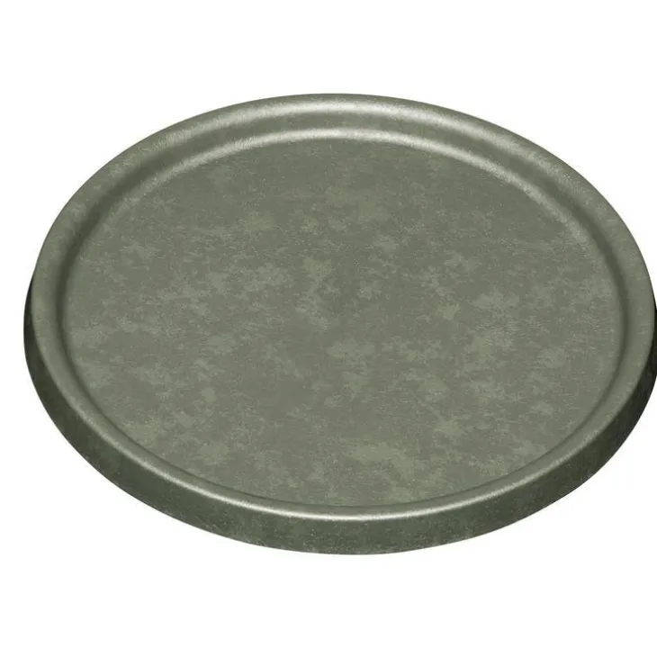 Soucoupe vert kaki pour pot Poetic Elément 38 - Ø 37,8 cm