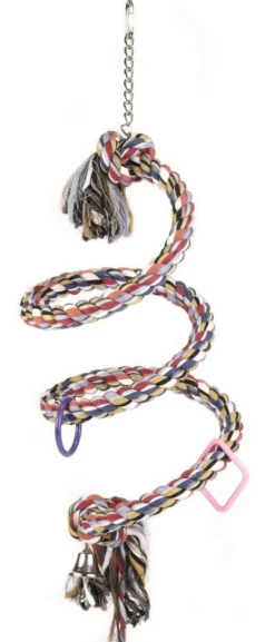 Spirale pour perroquet en corde coloris multicolore Tyrol - 60 x 30 cm