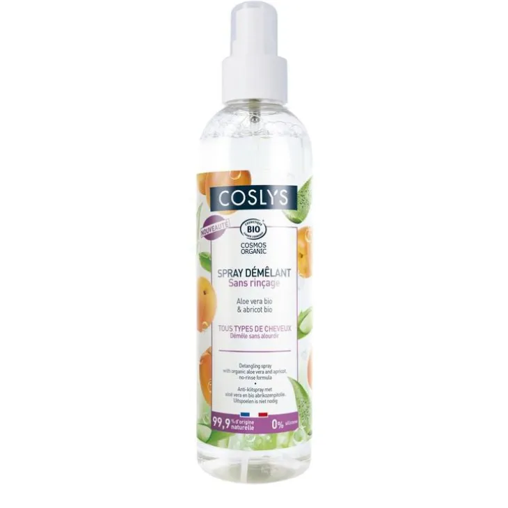 Spray Démêlant bio flacon 200 ml blanc