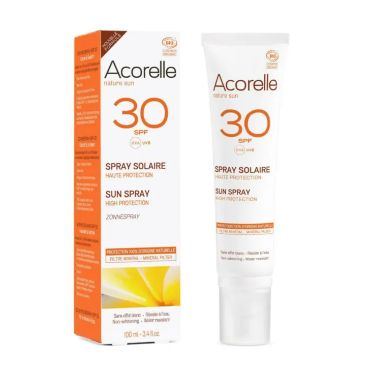 Spray solaire SPF 30 Acorelle - 100 ml