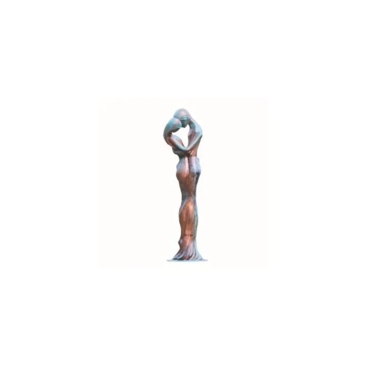 Statue de Tristan et Iseult en pierre reconstituée 123 cm