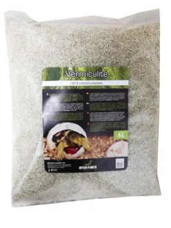 Substrat pour terrarium incubation œufs de reptiles coloris beige Reptile Planet Vermiculite - 6 L