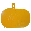 Support tuyau métal mural citrouille orange