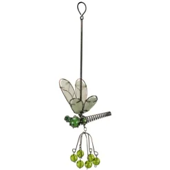 Suspension libellule phosphorescente pour extérieur coloris multicolore en métal Smartgarden - 35 x 11,5 x 11 cm