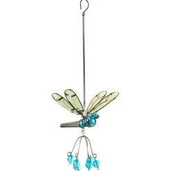 Suspension libellule phosphorescente pour extérieur coloris multicolore en métal Smartgarden - 35 x 11,5 x 11 cm