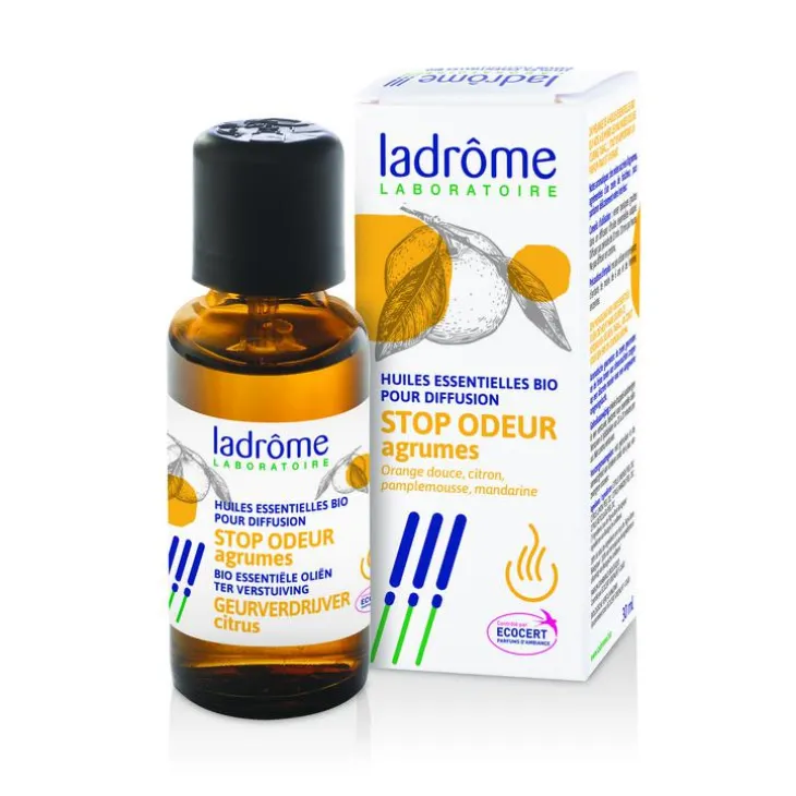 Synergies huiles essentielles bio stop odeur. Le flacon de 10 ml