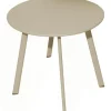 Table basse Massaî en acier - Ø 50 x 43 cm