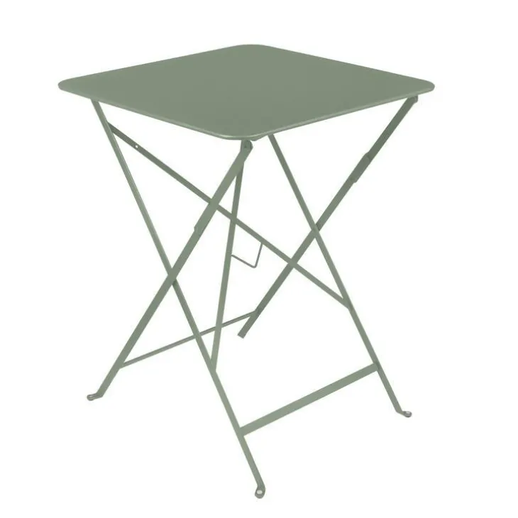 Table carrée pliante Bistro Fermob en acier 57 x 57 x 74 cm
