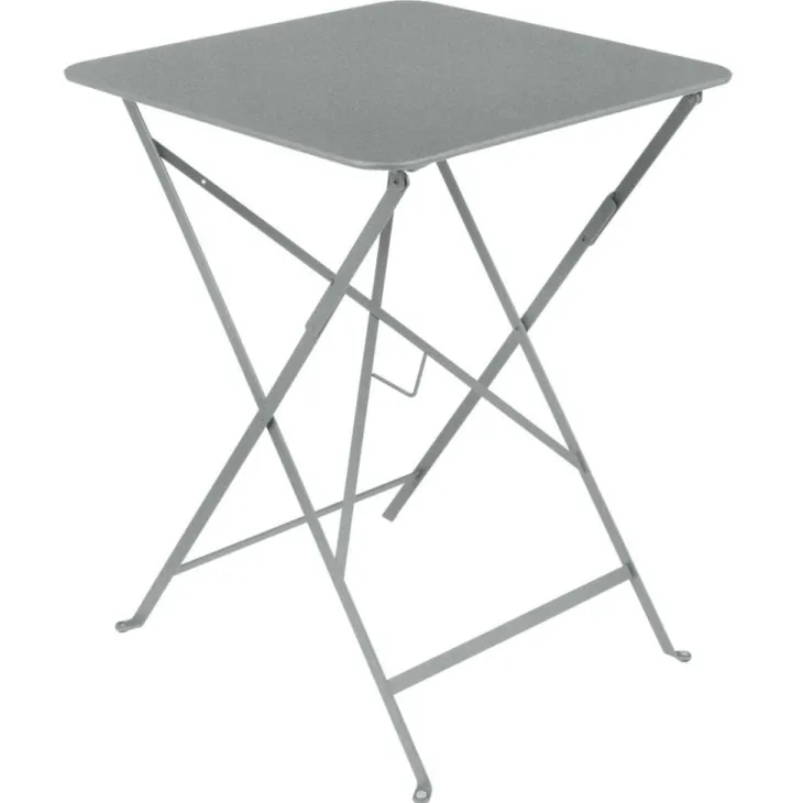 Table carrée pliante Bistro Fermob en acier 57 x 57 x 74 cm