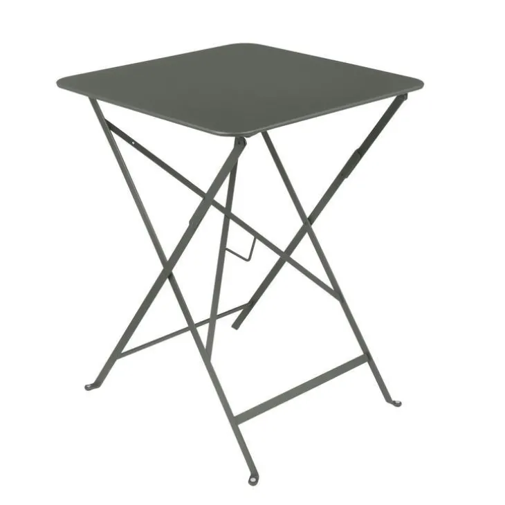 Table carrée pliante Bistro Fermob en acier 57 x 57 x 74 cm