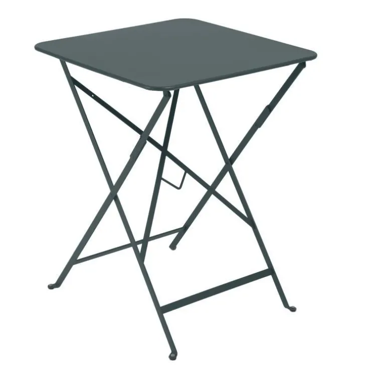 Table carrée pliante Bistro Fermob en acier 57 x 57 x 74 cm