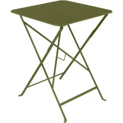 Table carrée pliante Bistro Fermob en acier 57 x 57 x 74 cm