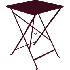 Table carrée pliante Bistro Fermob en acier 57 x 57 x 74 cm