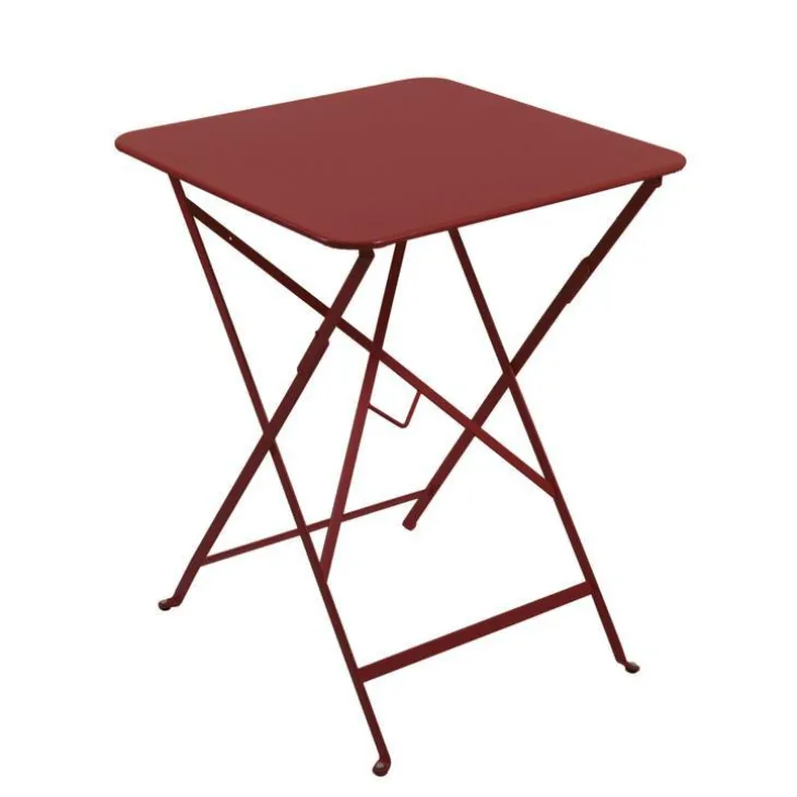 Table carrée pliante Bistro Fermob en acier 57 x 57 x 74 cm