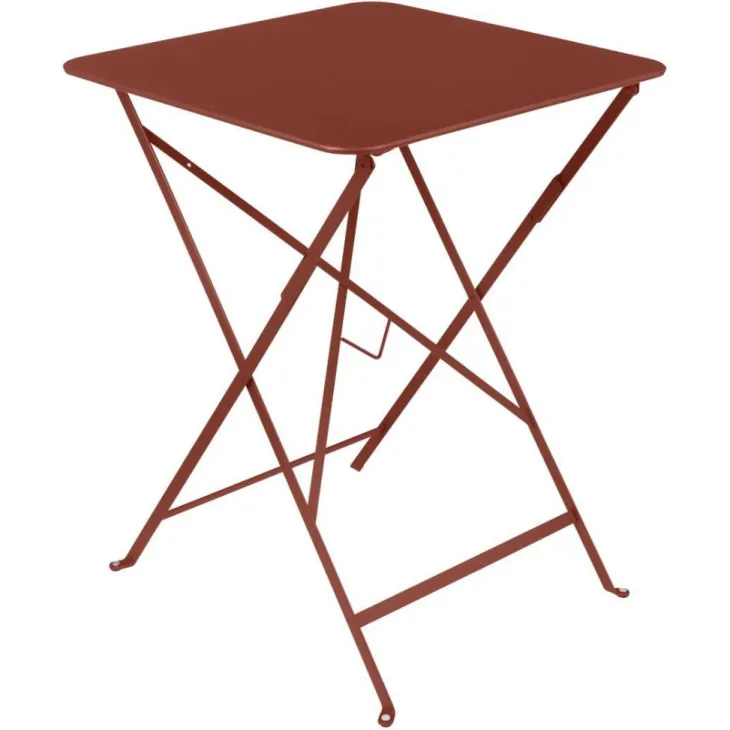 Table carrée pliante Bistro Fermob en acier 57 x 57 x 74 cm
