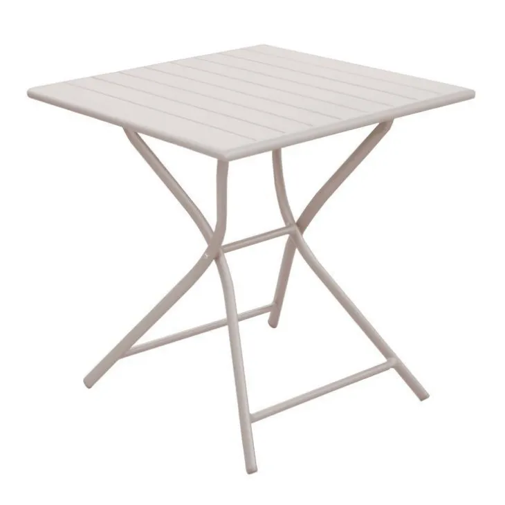Table en aluminium Max Proloisirs - 70 x 70 x 74 cm