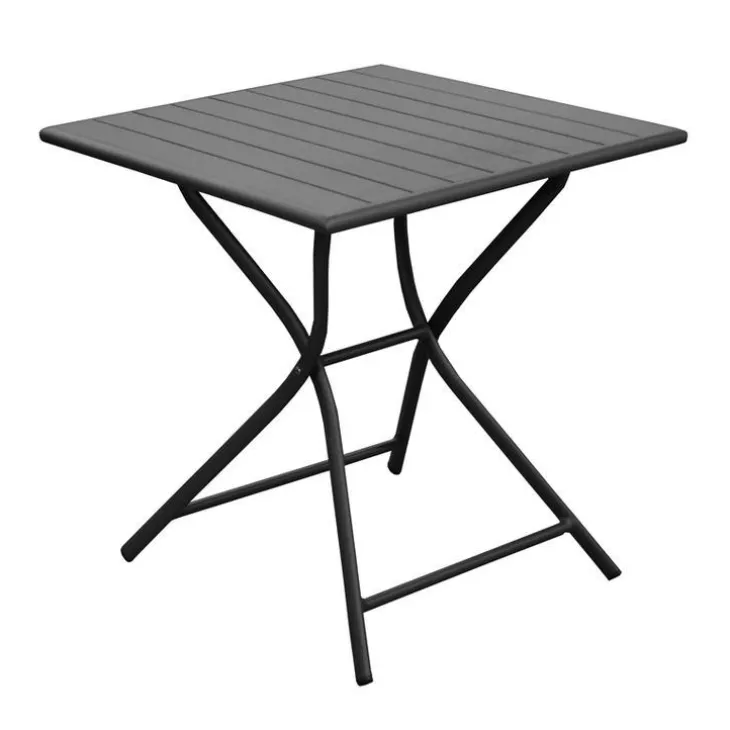 Table en aluminium Max Proloisirs - 70 x 70 x 74 cm