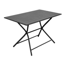 Table en aluminium Max Proloisirs - 110 x 70 x 74 cm