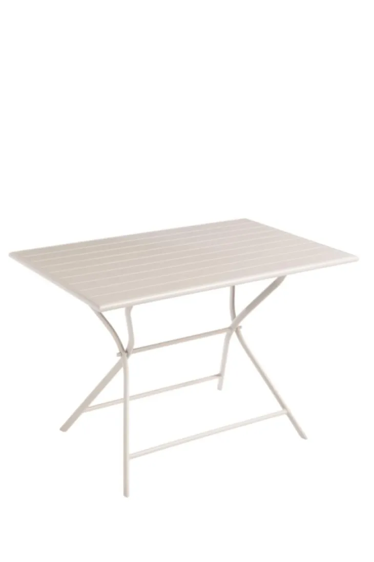 Table en aluminium Max Proloisirs - 110 x 70 x 74 cm