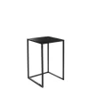 Table en métal noir Ø30xH.48,5 cm