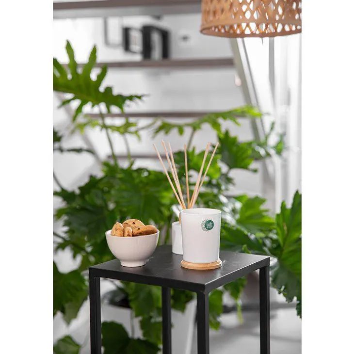 Table en métal noir Ø30xH.48,5 cm