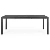 Table extensible anthracite BIZZOTTO HILDE - 200/300x100 cm