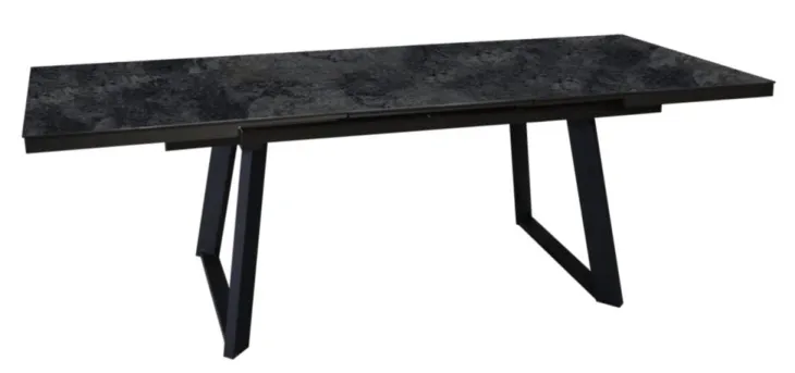 Table Malo avec rallonge automatique en aluminium - 180 x 240 x 100 cm