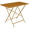 Table pliante en acier coloris pain d'épices Bistro Fermob - 97 x 57 x 74 cm