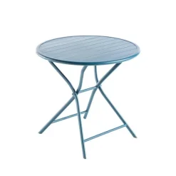 Table pliante ronde en aluminium Max - Ø 80 x H 74 cm