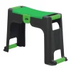 Tabouret agenouilloir banco noir / anis