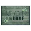 Tapis absorbant intérieur Sweetsol imprimé Welcome plancher - 60 x 40 cm