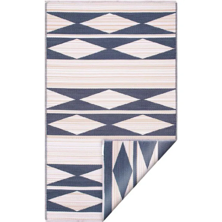 Tapis Cairo natural & black 270 x 180 cm