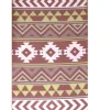 Tapis d'extérieur en polypropylène recyclé Terracotta Aztèques - 300 x 240 cm