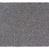 Tapis grattoir en tissu polypropylène gris Sweetsol Teresa chocolat - 80 x 50 cm