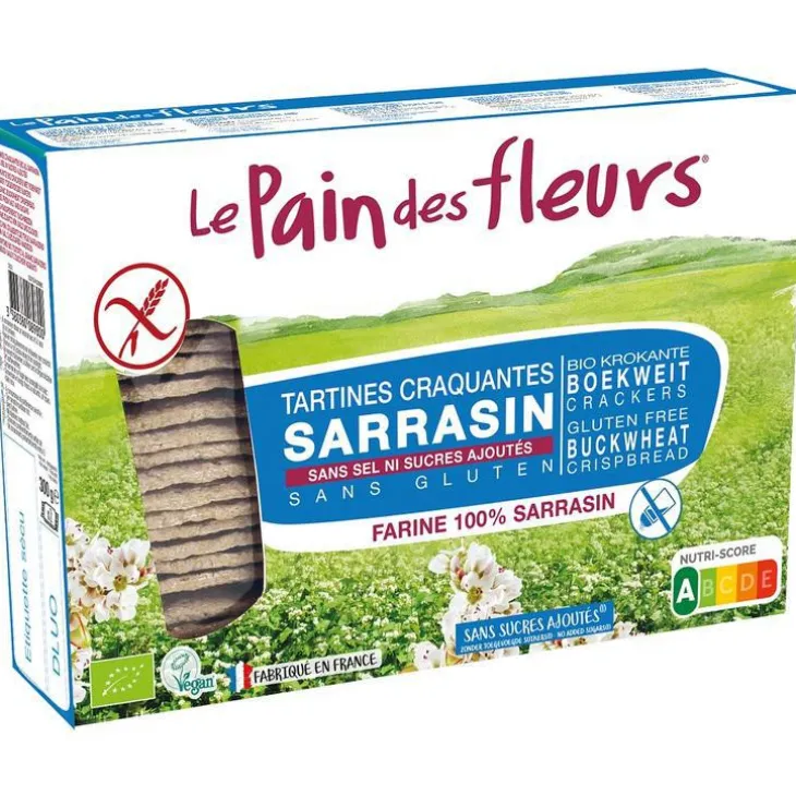Tartine apéritif sarrasin sans sel en boîte de 150 g