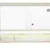 Terrarium pour reptile coloris blanc en aluminium Reptile Planet Élégance – 100 x 45 x 50 cm