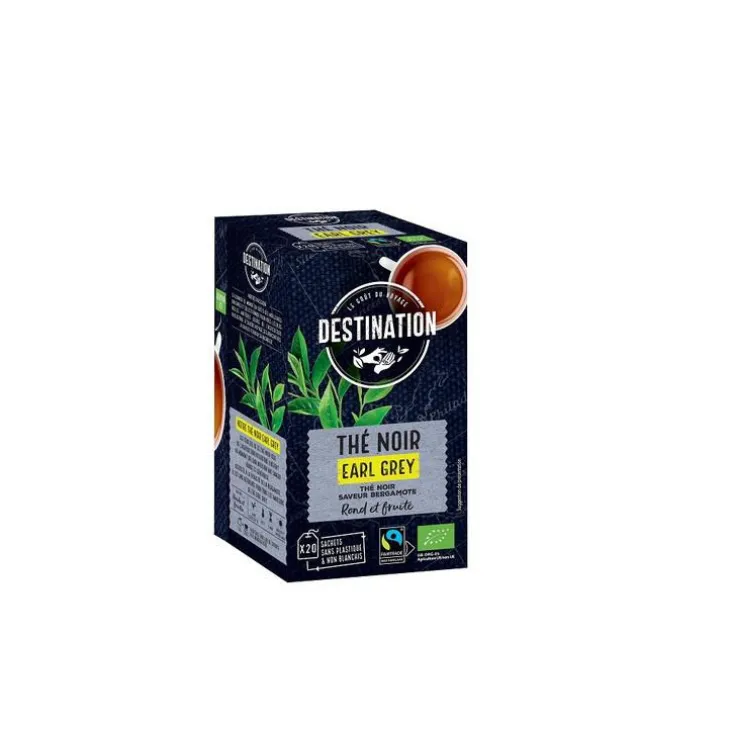 Thé noir Earl Grey bio Destination - 40 g