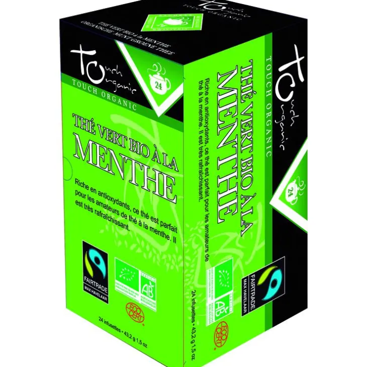 Thé vert à la menthe bio – 24 infusettes