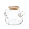 Théière en verre et couvercle bambou Nature & Vous - 850 ml
