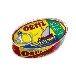 Thon blanc germon à l'huile olive bio Ortiz - 112 g