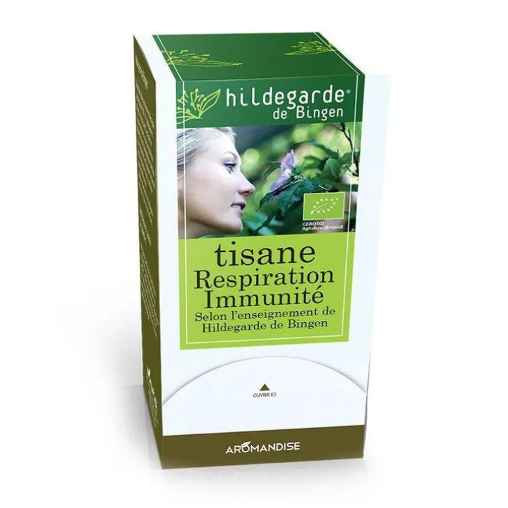 Tisane bio effet respiration et immunité en boite de 27 g