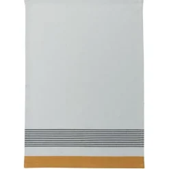 Torchon recyclé Dinis coloris jaune - 50 x 70 cm